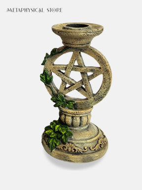 Pentagram candle holder