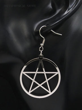 Pentagram earrings