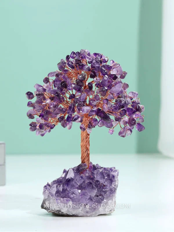 Purple Crystal Tree