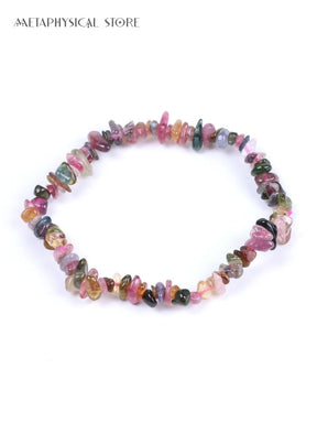 Raw tourmaline bracelet
