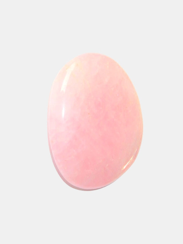 Rose quartz palm stone