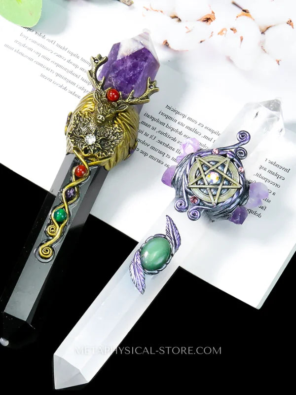 Selenite Wand