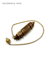 Silver dowsing pendulum