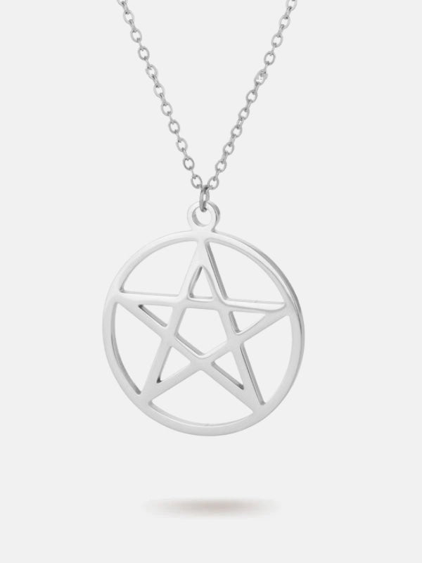 Silver Pentagram necklace
