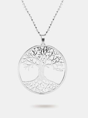 Silver tree of life necklace
