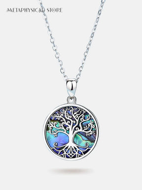 Sterling silver Tree of life necklace