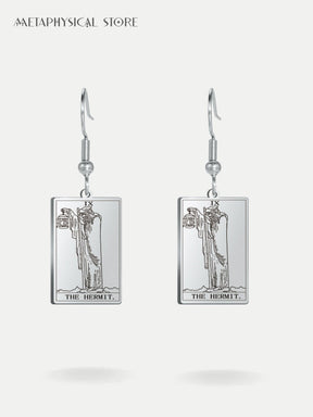 Tarot card earrings