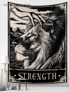 Tarot card tapestry