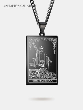 The magician tarot card necklace