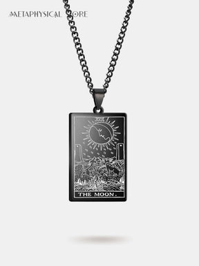 The moon Tarot card necklace