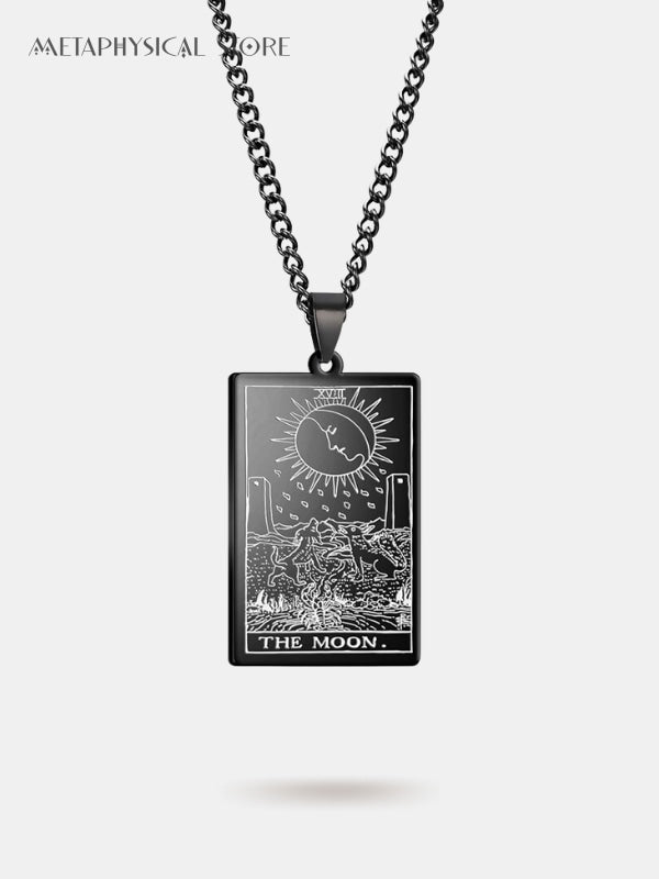 The moon Tarot card necklace