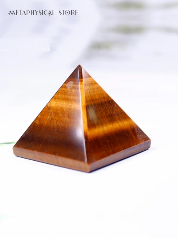 Tiger Eye pyramid