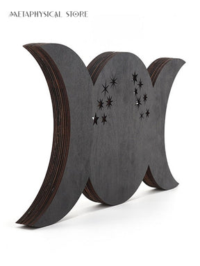 Triple moon shelf