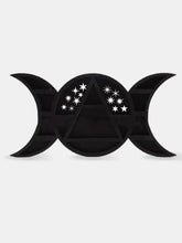 Triple moon shelf
