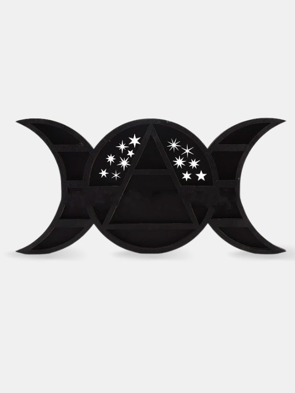 Triple moon shelf