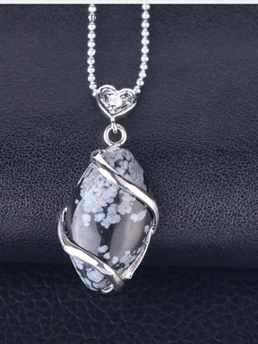 Water drop necklace