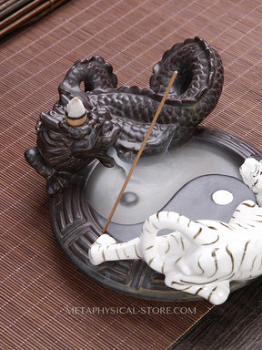 Yin Yang incense burner