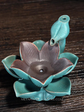 Zen Lotus Backflow Incense Burner
